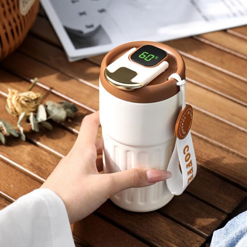 Copo Térmico 450ml Inteligente com Tampa Premium