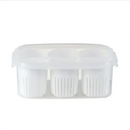 Kit Organizador de Geladeira Com 6 Recipientes