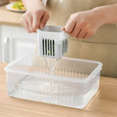 Kit Organizador de Geladeira Com 6 Recipientes