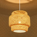 Luminária Pendente de Bambu Artesanal Premium
