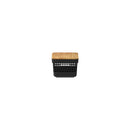Cesto organizador Ou 2,5L com tampa de bambu Linha Grid