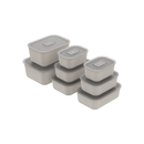 Kit Completo de Potes Herméticos Para Marmita Ou 8 Peças Linha Move Lock
