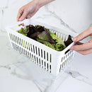 Kit de Organizadores de Geladeira com Cesto Ou 3 Unidades 30x15x13 Linha Clear Fresh